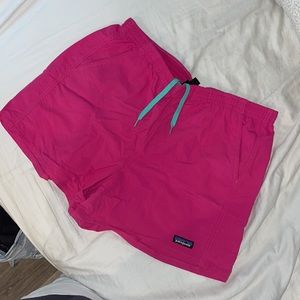 Hot Pink Patagonia Baggies Shorts